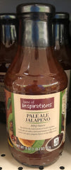 Taste of Inspirations Pale Ale Jalapeno BBQ Sauce 18 oz Bottle Pork Beef