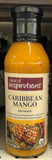 Taste of Inspirations Caribbean Mango Grill Sauce 12 oz Marinade Pork Beef