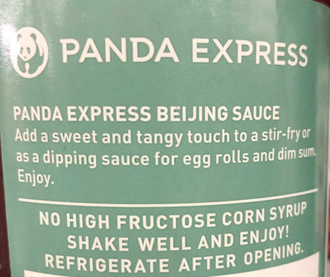 3 BOTTLES Panda Express Sweet & Tangy Beijing Sauce 19.5 OZ Jar Chicken Beef Pork