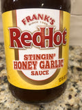 3 BOTTLES Frank's Red Hot Stingin' Honey Garlic Sauce 12 oz BBQ Chili Pepper