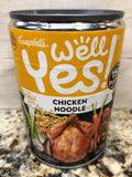 4 CANS Campbell's Well Yes! Chicken Noodle Soup 16.2 oz. Can