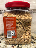 Great Value Dry Roasted Peanuts 35 oz Shelled Sea Salted Skinless Planters