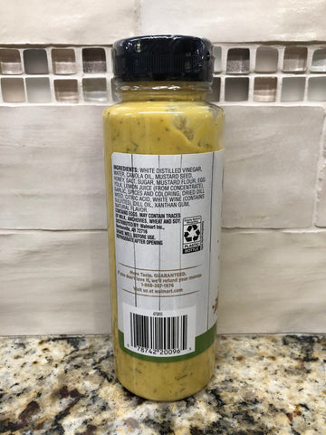 4 Squeeze Bottles of Sam's Choice Dill Mustard 9 Oz Deli Cheeseburger