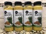 4 Squeeze Bottles of Sam's Choice Dill Mustard 9 Oz Deli Cheeseburger