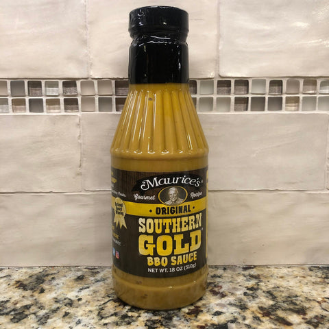 2 BOTTLES Maurice's Original Southern Gold BBQ Sauce 18 oz Ribs Beef Pork