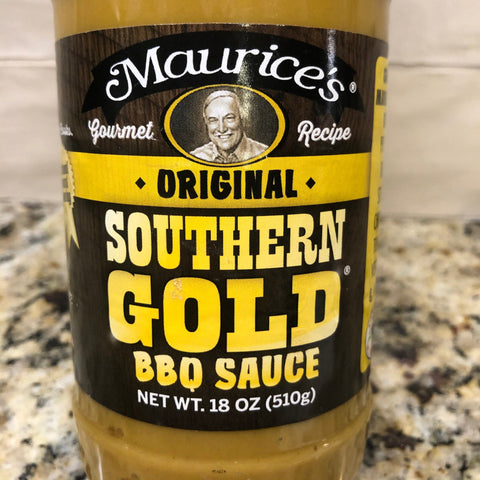 3 BOTTLES Maurice's Original Southern Gold BBQ Sauce 18 oz Ribs Beef Pork