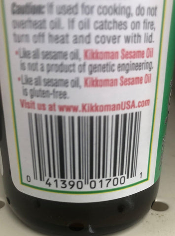 Kikkoman 100% Pure Sesame Oil 5 oz Bottle