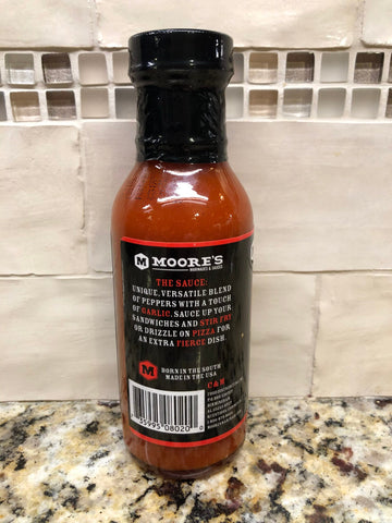 Moore's Spicy Harissa Hot Sauce 6 Oz Marinade Pepper Pasta Eggs