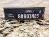 8 Cans of Pampa Sardines in Tomato Sauce, 7.5 oz