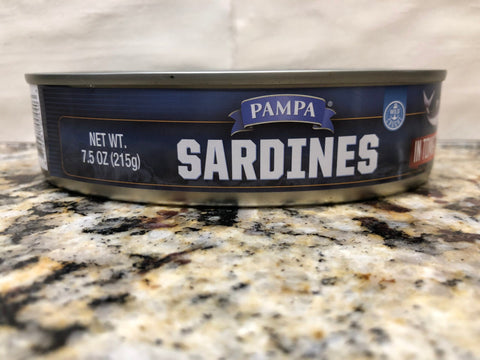 8 Cans of Pampa Sardines in Tomato Sauce, 7.5 oz
