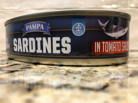 8 Cans of Pampa Sardines in Tomato Sauce, 7.5 oz