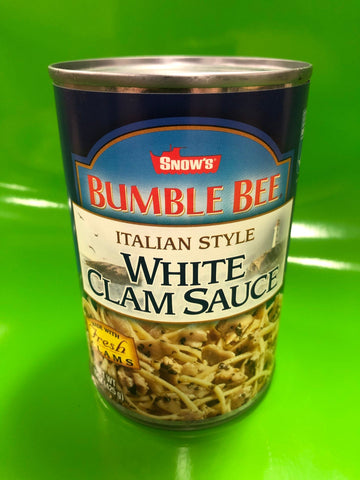 4 Cans of Snow's By Bumble Bee Italian Style White Clam Sauce, 15 oz