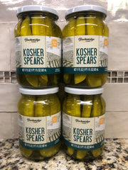 4 JARS Breckenridge Farms Kosher Dill Pickle Spears 17 oz Jar Sandwich