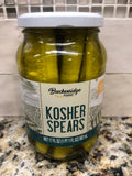 4 JARS Breckenridge Farms Kosher Dill Pickle Spears 17 oz Jar Sandwich