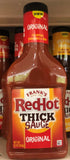 3 BOTTLES Frank's Red Hot Original Thick Sauce 13 oz Chicken Dip Wings