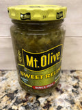 6 Jars of Mount Olive Sweet Pickle Relish, 8 oz