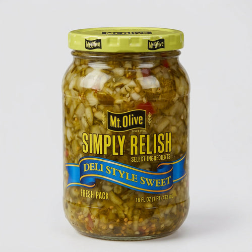 Mount Olive Simply Relish Deli Style Sweet Pickle Relish, 16 oz
