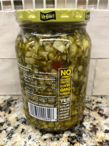 Mount Olive Simply Relish Deli Style Sweet Pickle Relish 16 oz Salad Tuna Mt