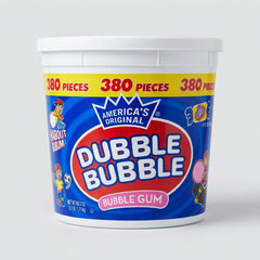 Dubble Bubble Chewing Gum Tub 340 ct. Individually Wrapped Bucket Double (Copy)