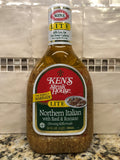 2 Bottles Ken's Steak House Lite Northern Italian Salad Dressing Marinade 32 oz