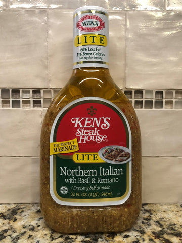 2 Bottles Ken's Steak House Lite Northern Italian Salad Dressing Marinade, 32 oz