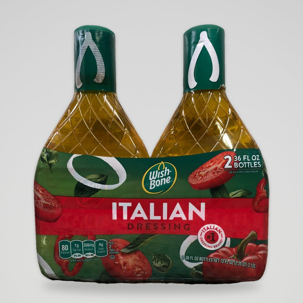 2 Bottles Wish-Bone Italian Salad Dressing Pasta Marinade 36 oz