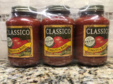 3 Jars Classico Tomato & Basil Pasta Sauce Spaghetti Lasagna
