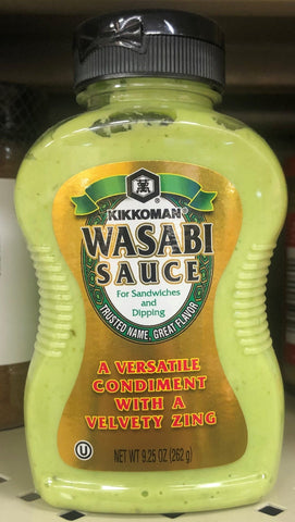 Kikkoman Wasabi Sauce 9.25 oz Horseradish Squeezable Bottle Sushi Dip (Copy)