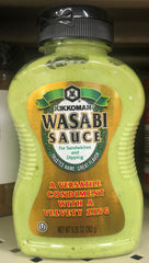 Kikkoman Wasabi Sauce 9.25 oz Horseradish Squeezable Bottle Sushi Dip