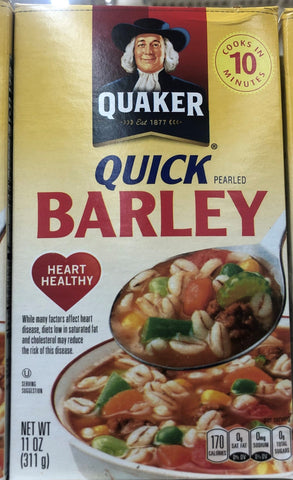 3 Boxes Quaker Quick Barley Heart Healthy Barley 11 oz