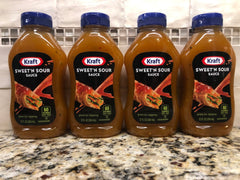 4 BOTTLES Kraft Sweet n' Sour Sauce 12 oz Bottle Eggroll Duck Chinese Food