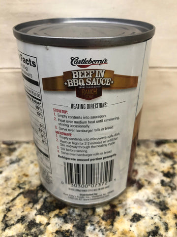 Castleberry's Beef in BBQ Sauce Ranch Style, 10.5 oz