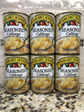 6 CANS Margaret Holmes Southern Style Seasoned Cabbage 15 oz Can