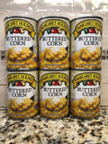 6 CANS Margaret Holmes Southern Style Buttered Corn 15 oz Can Pop