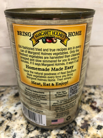 6 Cans of Margaret Holmes Southern Style Seasoned Green Lima Beans, 15 oz