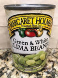 6 Cans of Margaret Holmes Southern Style Green and White Lima Beans, 15 oz