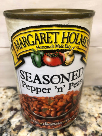 6 Cans of Margaret Holmes Southern Style Seasoned Pepper ‘n Peas, 15 oz