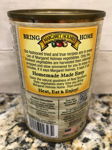 6 Cans of Margaret Holmes Seasoned Field Peas & Green Bean Snaps, 15 oz