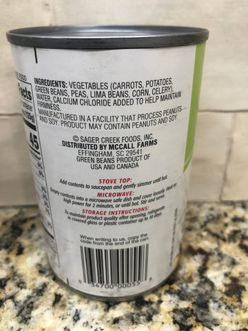 6 Cans of Veg-All Original Mixed Vegetables No Salt Added, 15 oz