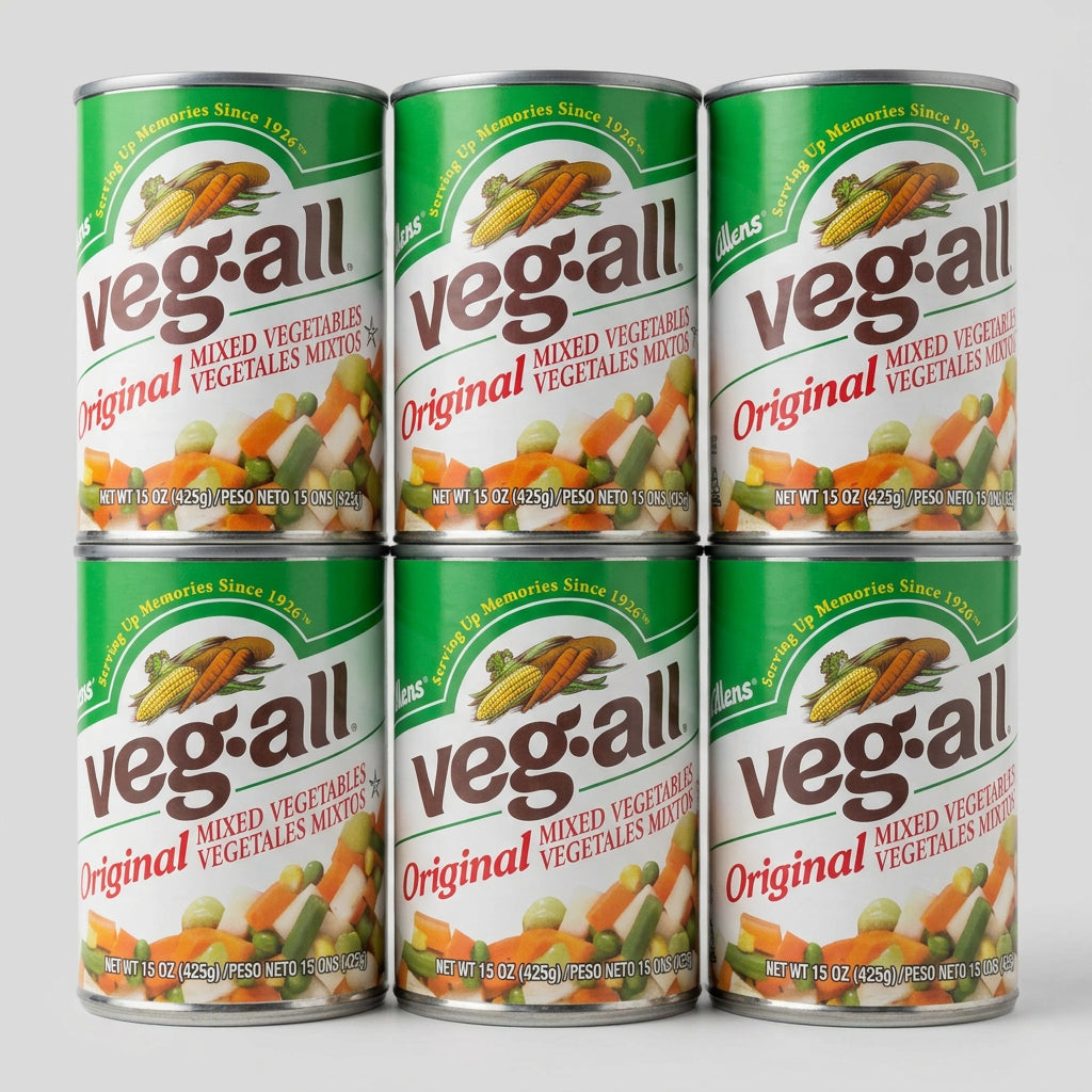6 Cans of Veg-All Original Mixed Vegetables, 15 oz