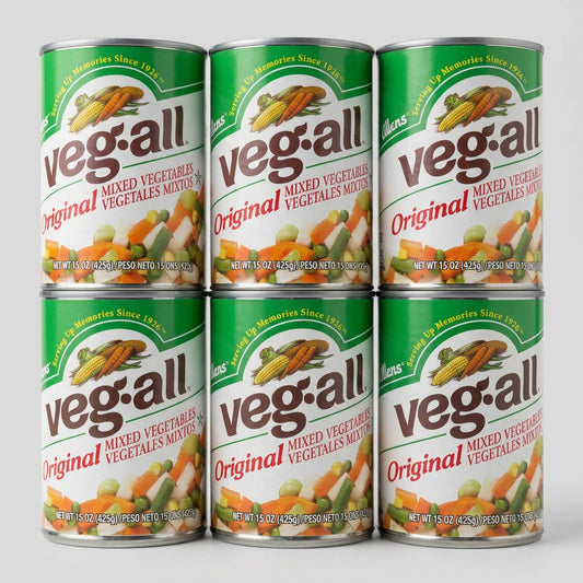 6 Cans of Veg-All Original Mixed Vegetables, 15 oz