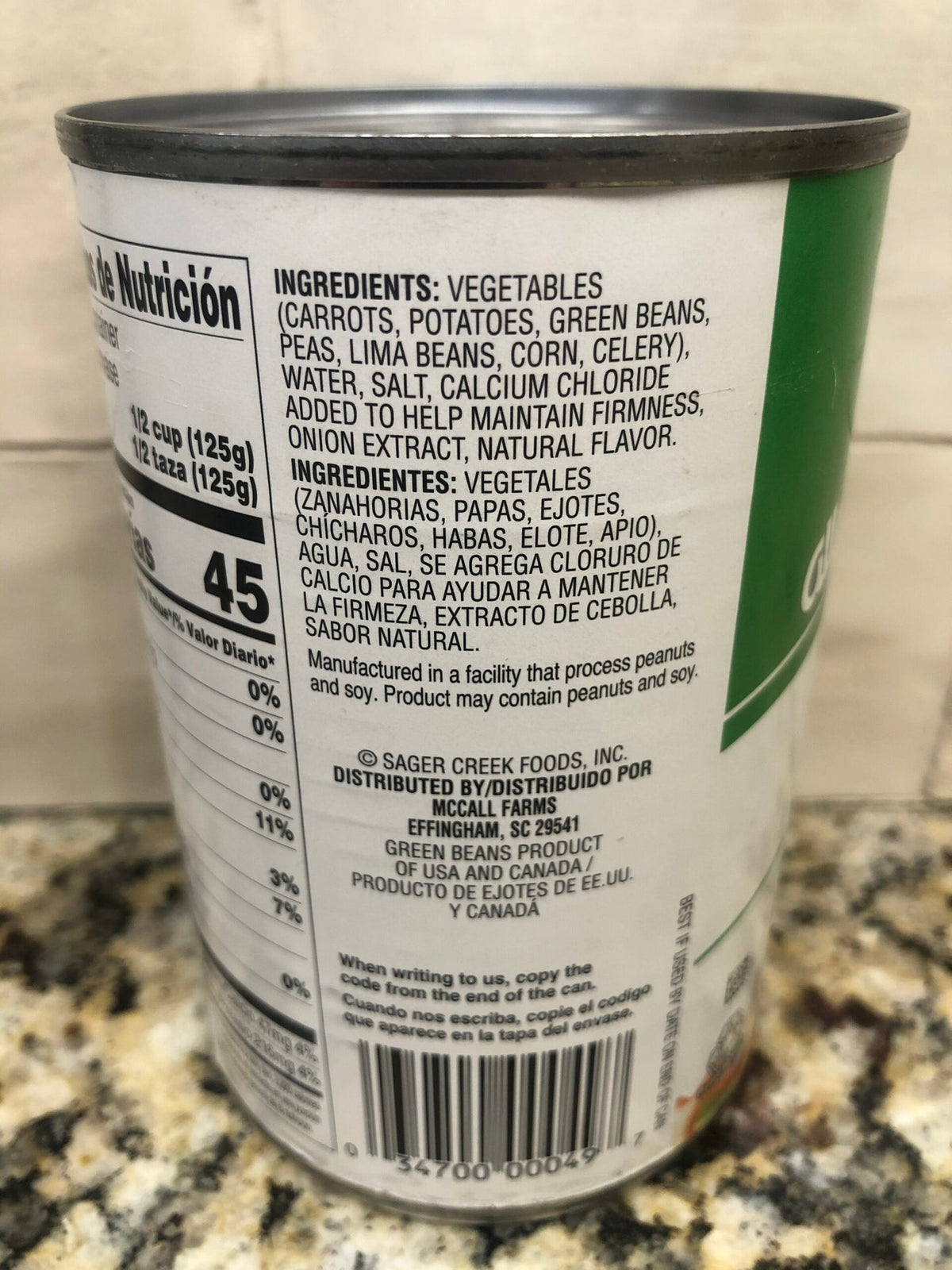 6 Cans of Veg-All Original Mixed Vegetables, 15 oz