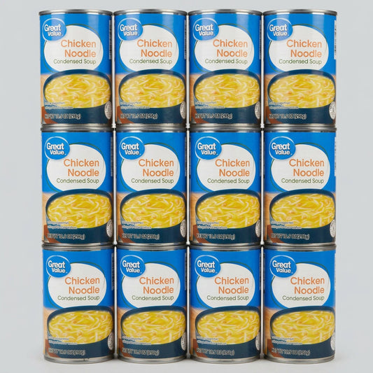 Great Value Condensed Chicken Noodle Soup, 10.5 oz