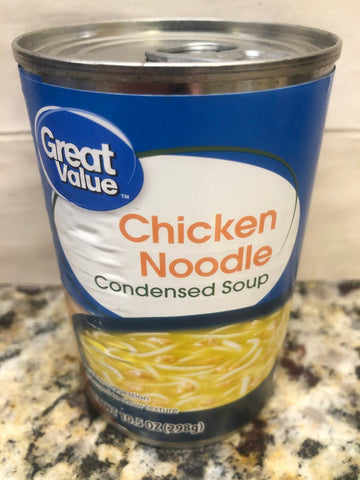 8 Cans of Great Value Condensed Chicken Noodle Soup, 10.5 oz