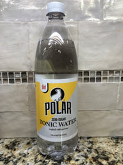 Polar No Sugar Diet Tonic Water 33.8 oz quinine pop soda gin vodka mixer