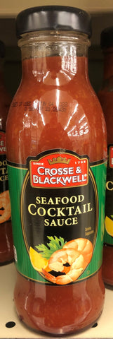 3 Bottles Crosse & Blackwell Seafood Cocktail Sauce Fish Shrimp 12 oz