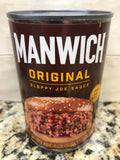 6 CANS Manwich Original Sloppy Joe Sauce 15 oz Can Hamburger