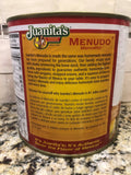 2 BIG CANS Juanita's Menudo 5 lb 14 oz can Soup Tripe Bone Stock Hominy