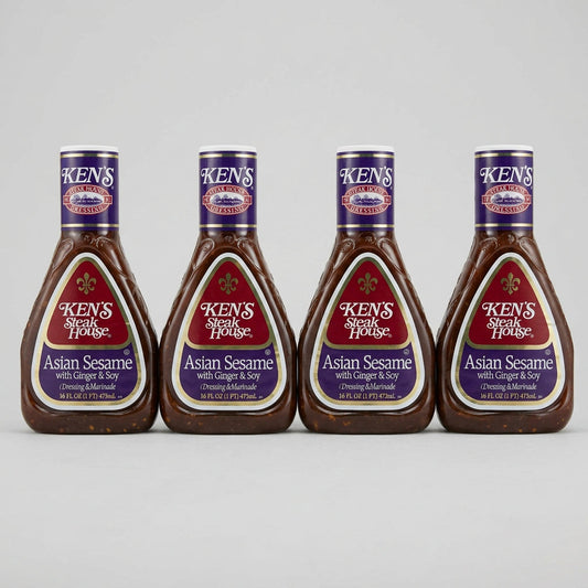 Ken's Steak House Asian Sesame with Ginger & Soy Salad Dressing, 16 oz