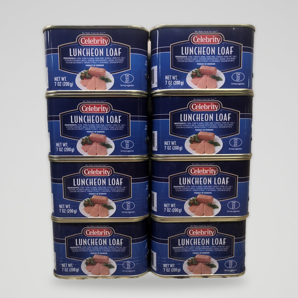 8 Cans of Celebrity Luncheon Loaf Meat, 7 oz